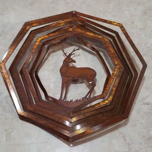 Deer wind spinner